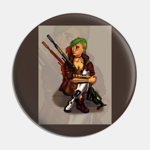 Wasteland girl Pin by Bertoni_Lee