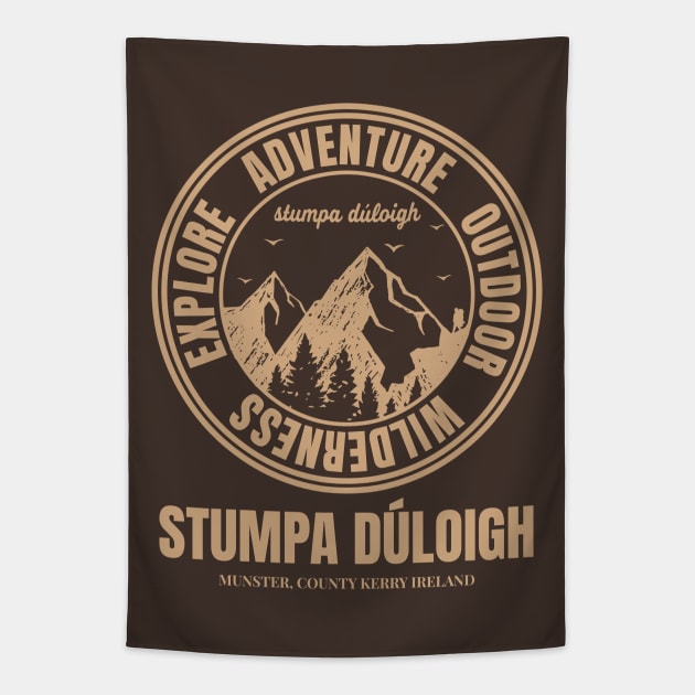 Ireland Hiking, Stumpa Dúloigh Mountain Hike Tapestry by Eire