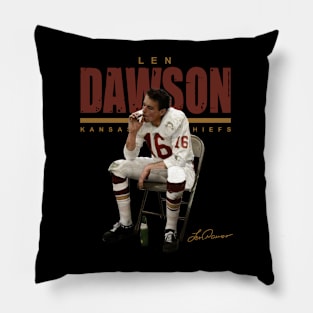 VINTAGE FOOTBALL LEN DAWSON HALFTIME BOOTLEG Pillow