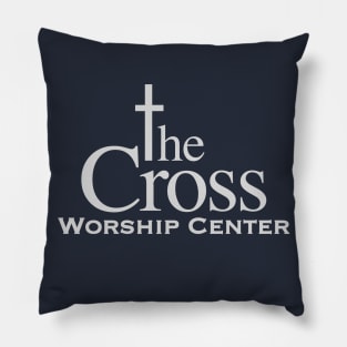 TCWC classic logo in Silver letters Pillow