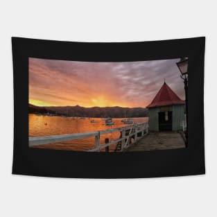 Harbour on Fire Tapestry