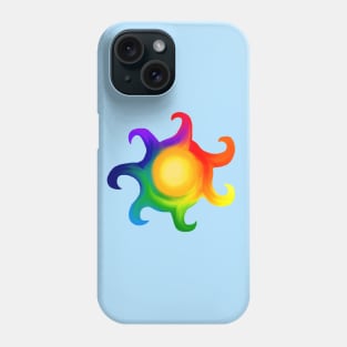 Rainbow Sun Phone Case