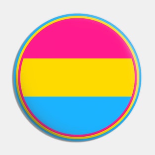 Pan Pride Circle Pin