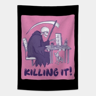 Working from home Tapestry