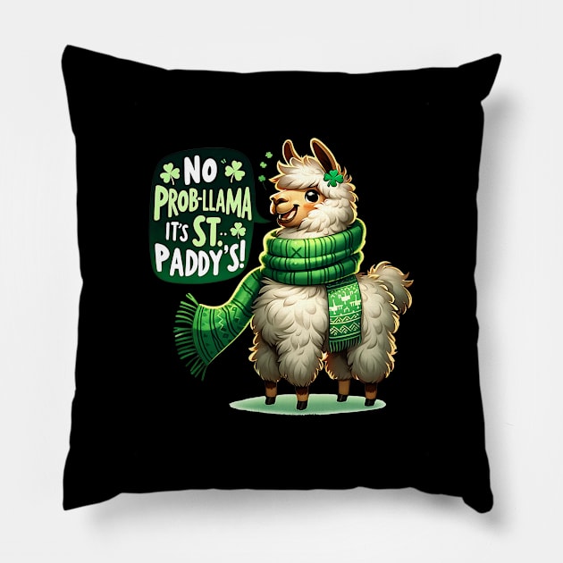 No prob-llama it’s st paddy’s Pillow by Fun Planet