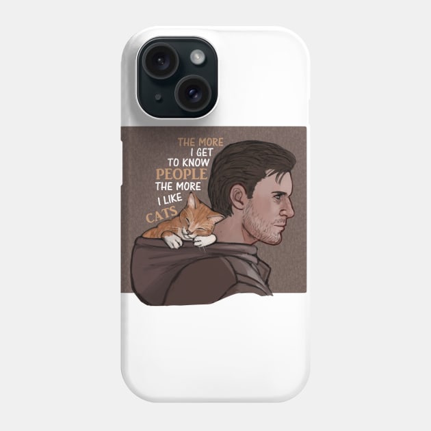 Gavin and cats Phone Case by Julientel89