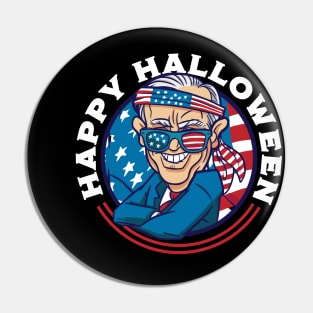 Happy Halloween - Funny Anti Biden Pin