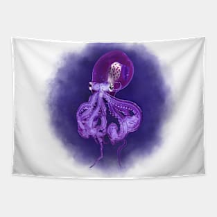 Cephalopod (violet version) Tapestry