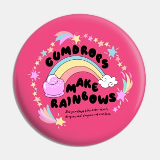 Gumdrops make rainbows Pin