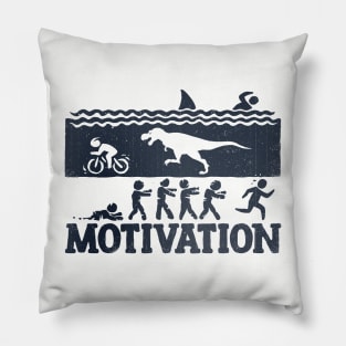 Swim, Bike, Run Pillow