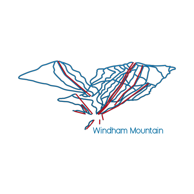 Windham Mountain Trail Map by ChasingGnarnia