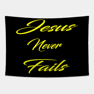 jesus never fails christian Tapestry