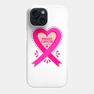 In October We Wear Pink Breast Cancer Awareness Survivor Phone Case