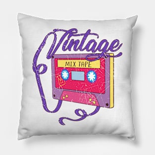 Vintage Mixtape Pillow