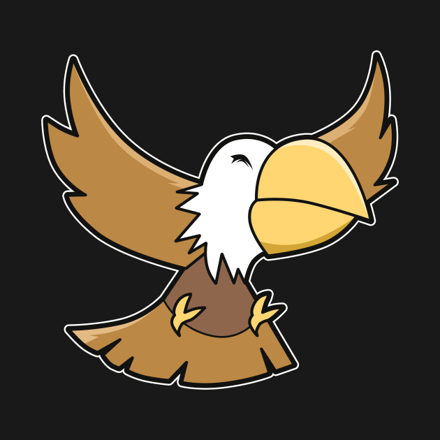 Comic Eagle Bird Comic Eagle Long Sleeve TShirt TeePublic