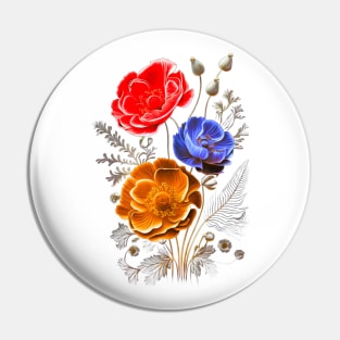 Flowers of Armenia Pin