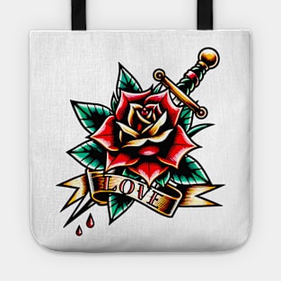 Rose Tattoo Tote