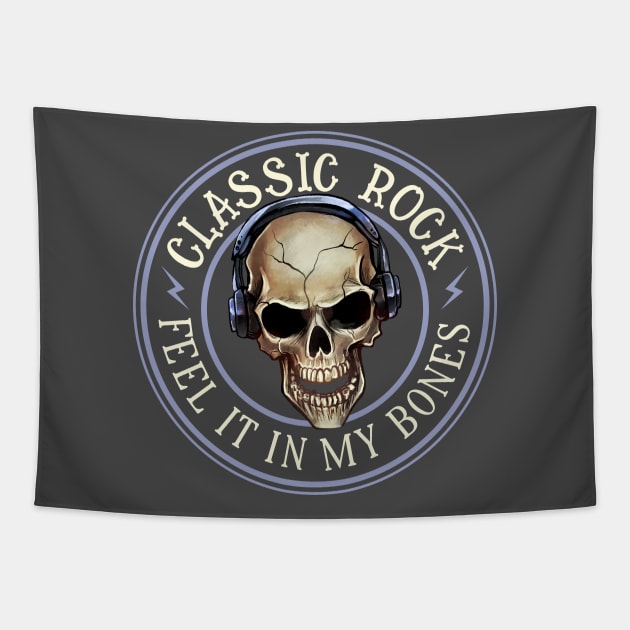 Classic Rock - Feel It In My Bones Tapestry by Mystik Media LLC