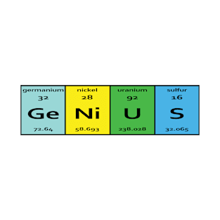 GENIUS PERIODIC ELEMENTS T-Shirt