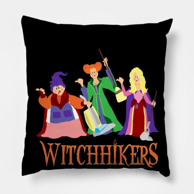 Witchhikers Pillow by theSteele