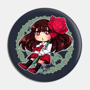 A RED ROSE Pin