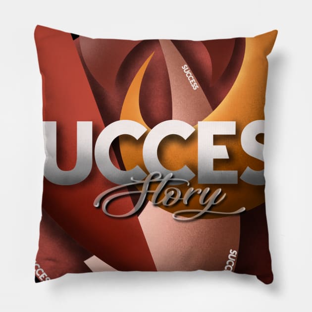 Success story Pillow by SAN ART STUDIO 