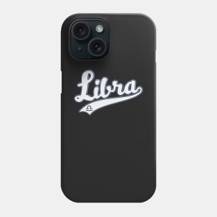 Libra Zodiac Sign Astrology Baseball Style September October Birthday Phone Case