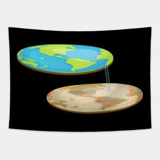 flat earth parody Tapestry