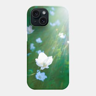 Flowers in the early morning Phone Case