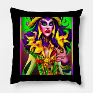 Mardi Gras 2023 costume party celebrate jambalaya gumbo Pillow