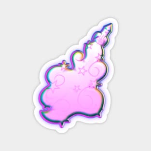 Rocket Rainbows (Princess Pink) Magnet