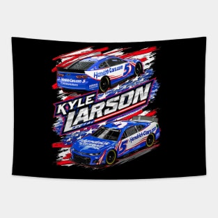 Kyle Larson Stars & Stripes Tapestry