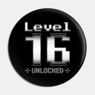 Level 16 Unlocked Pin