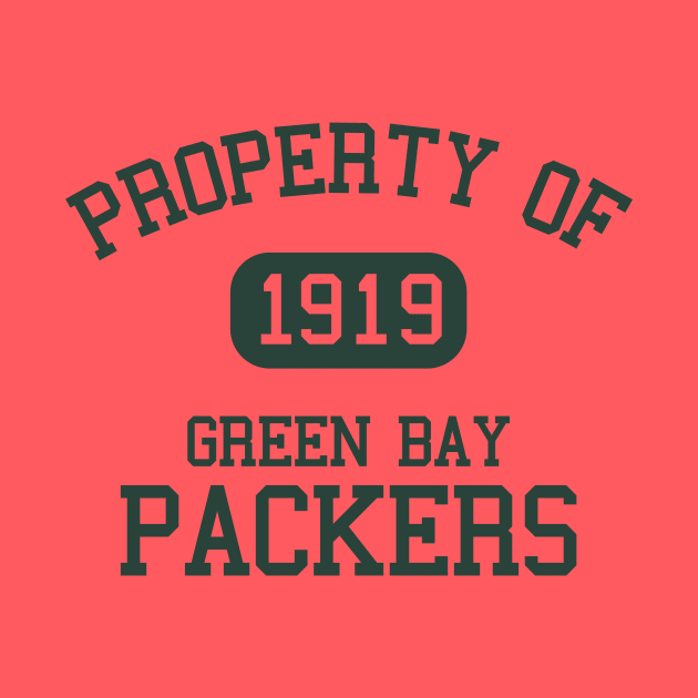 Property of Green Bay Packers by Funnyteesforme