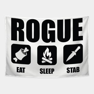 ROGUE Eat Sleep Stab Tapestry