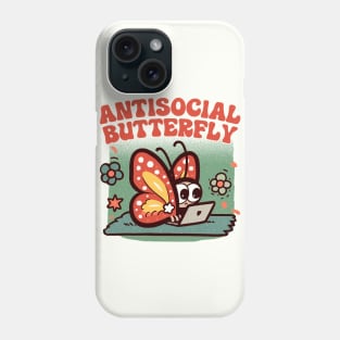 Anti-Social Butterfly - Introvert Design Phone Case