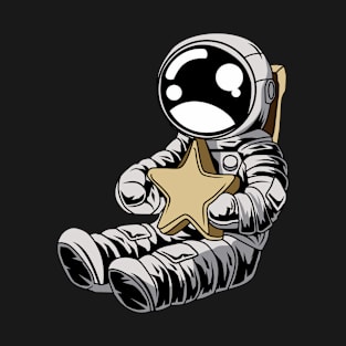 Astronaut Holding the Star T-Shirt