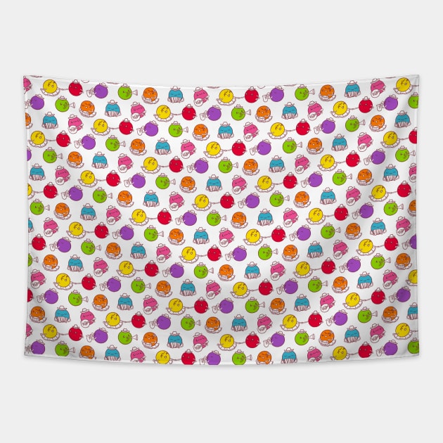 Polka Dots Tapestry by spookylili