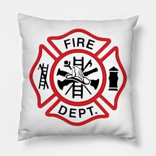 Firefighter Maltese Cross - Firefighter Gifts for Families Pillow