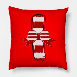 Letter I (Christmas Alphabet) Pillow