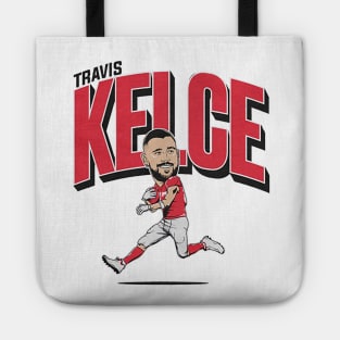 Travis Kelce Caricature Tote