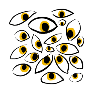 Eyes (black and gold) T-Shirt