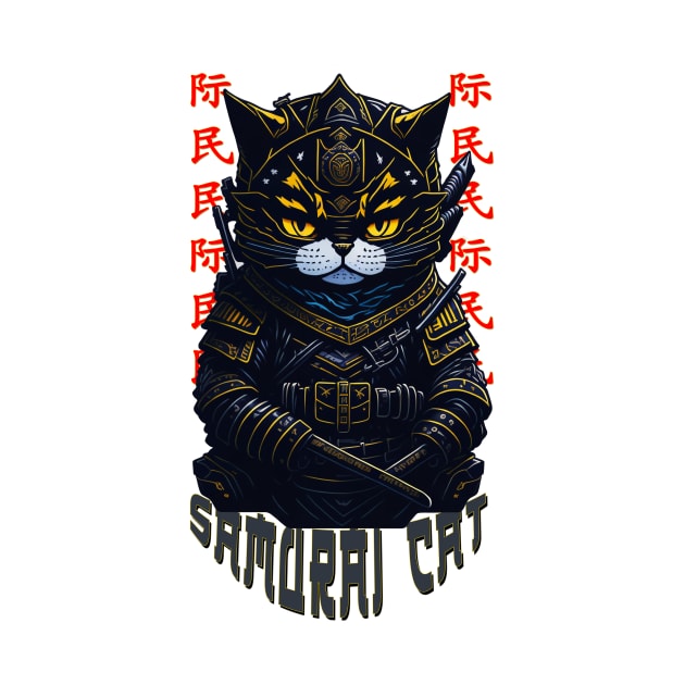 Samurai Cat by 