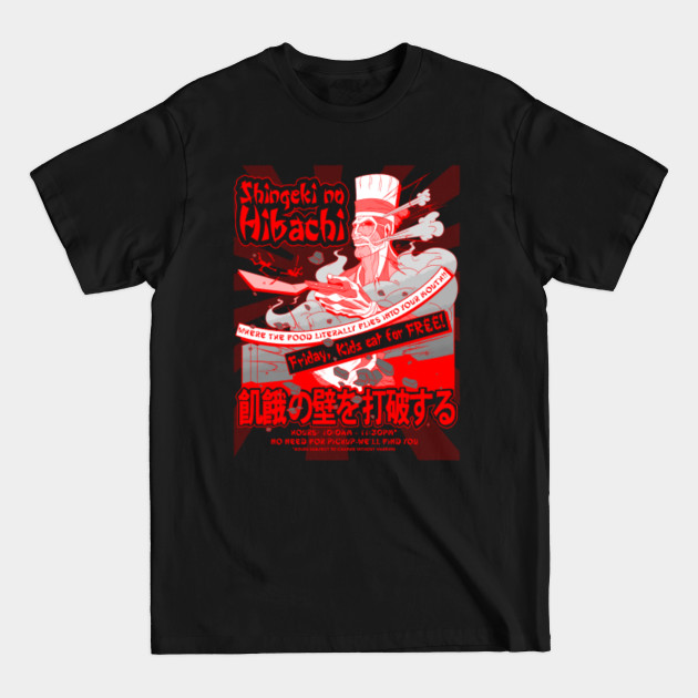 Discover Shingeki no Hibachi - Shingeki No Kyojin - T-Shirt