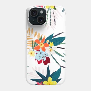 Frangipani lily palm Phone Case