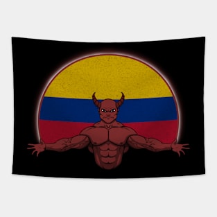 Devil Colombia Tapestry