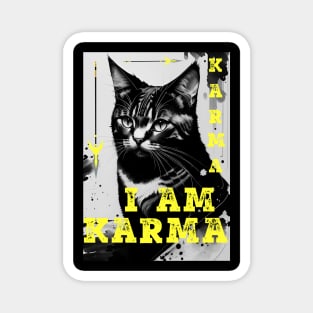 I Am Karma The Cat Magnet