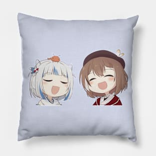 Gawr Gura and Nanashi Mumei Pillow