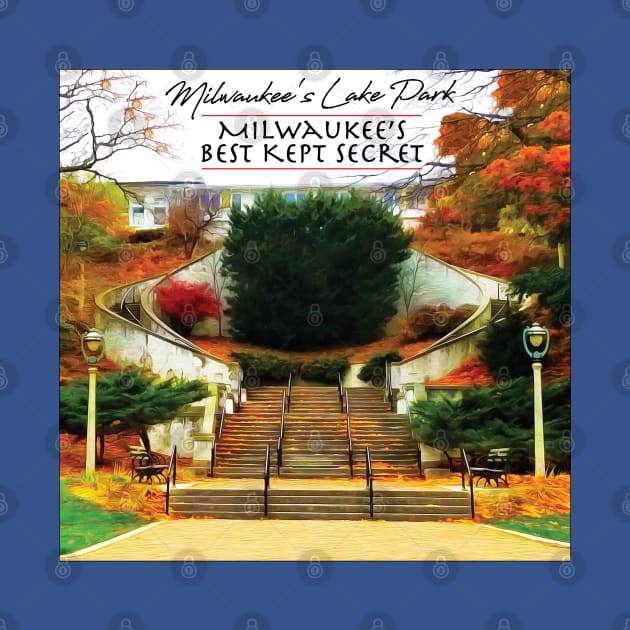 Secret Milwaukee • Lake Park Grand Staircase • Treasure Hunt by The MKE Rhine Maiden