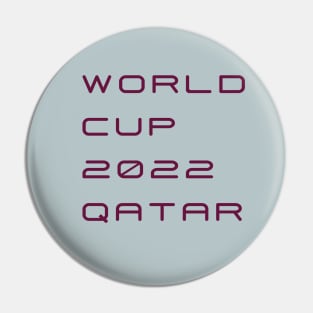 World cup 2022-Qatar Pin
